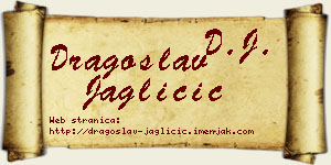 Dragoslav Jagličić vizit kartica